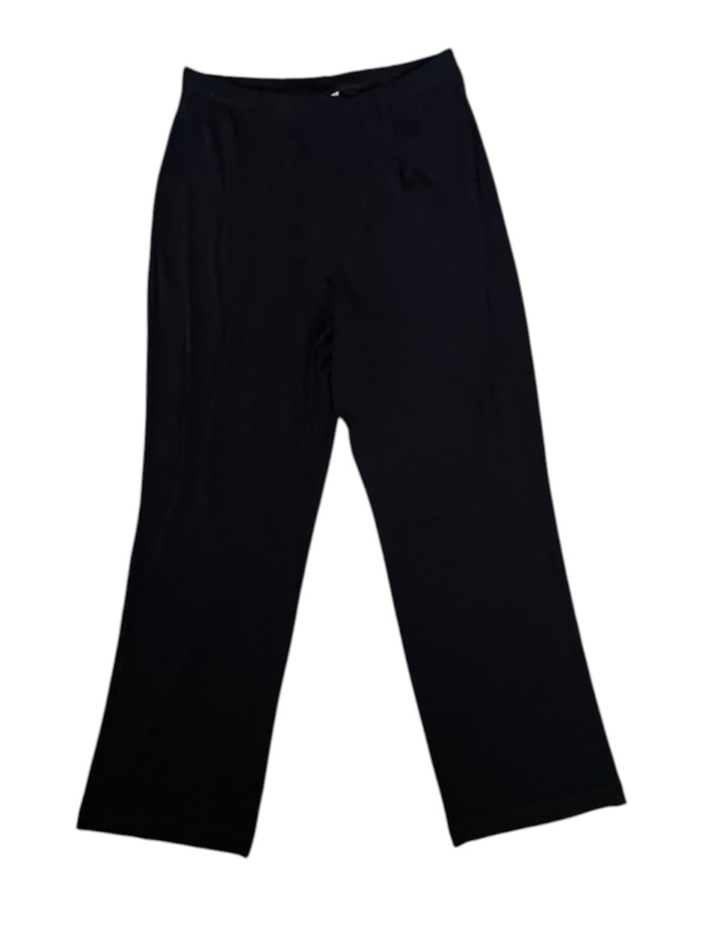 Chico’s Travelers Black Straight Leg Pull On Pants Size 1.5 US 10 Medium